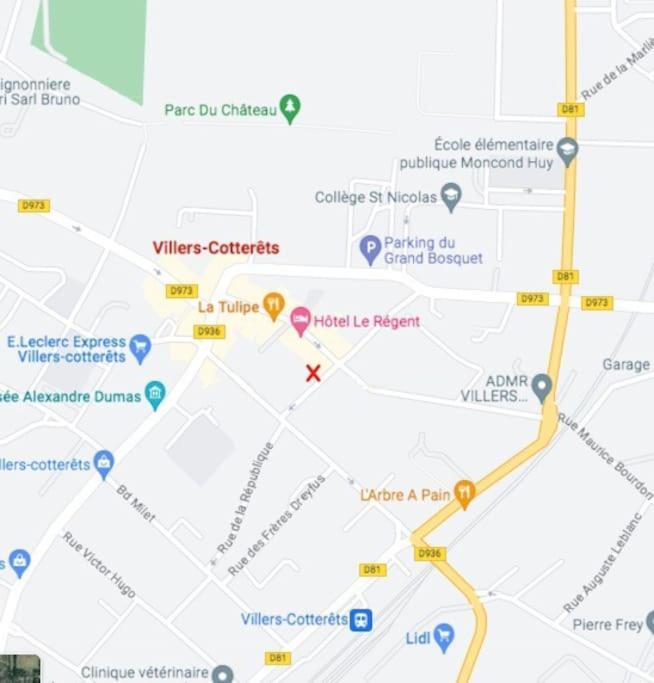 Chez Mily Joli Petit Duplex Plein Centre Villers Cotteret Draps Et Serviettes Fournis Villers Cotterets Bagian luar foto